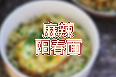 麻辣阳春面