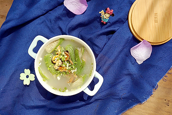 淡菜丝瓜汤的做法