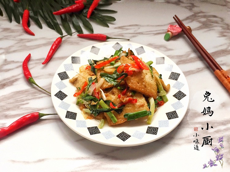 蒜香虎皮豆腐的做法