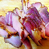 泥蒿藜蒿炒腊肉的做法图解2
