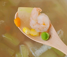 低脂高蛋白·养生冬瓜虾仁汤的做法