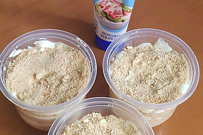 用炼乳做超快手的木糠杯