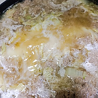 冬季暖身~白菜羊肉丸子汤的做法图解8