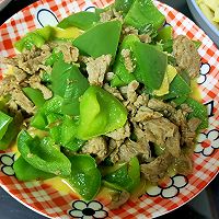 青椒牛肉的做法图解5