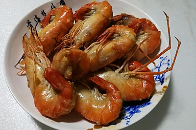 香煎蒜蓉虾