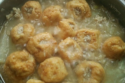 冬瓜煲酿油豆腐