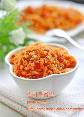 韩式辣白菜炒饭