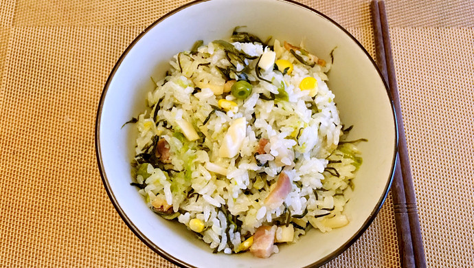 咸肉荞葱饭
