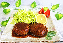 #旅行中的美味#日式汉堡肉的做法