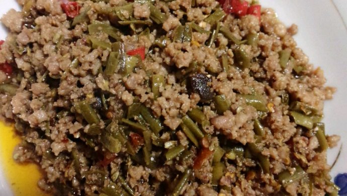 豇豆碎肉