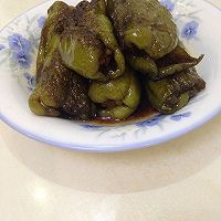 灯椒塞肉的做法图解7