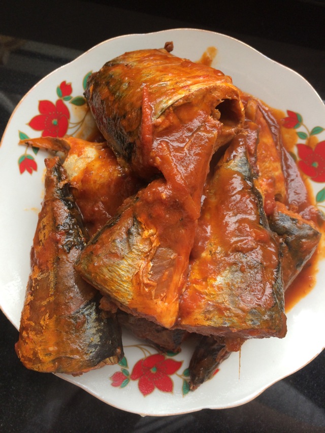 Spanish mackerel in tomato sauce