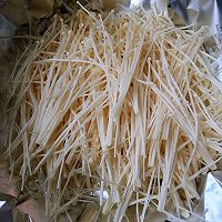 #刘畊宏女孩减脂饮食#锡纸粉丝金针菇的做法图解3