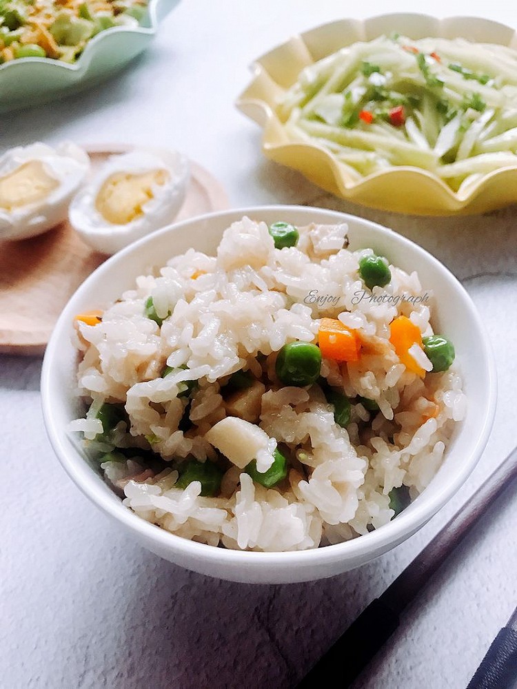 豌豆饭的做法
