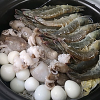 花蛤鲜虾粉丝煲的做法图解3