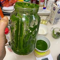 菠菜糯米蛋糕(电饭煲版)的做法图解2