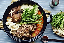 暖冬温补 家庭寿喜烧 日式牛肉火锅的做法