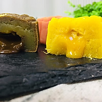 桃山皮奶黄流心月饼的做法图解7