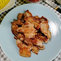 #我要上首焦#韩国料理煎五花肉,就是这么简单的做法图解5