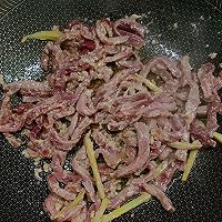 蒜苔炒牛肉的做法图解12