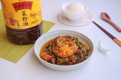 雪菜笋丝油蛋