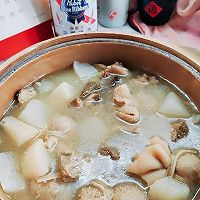 #食来运转，新年干杯#元气满满肚包肉羊蹄萝卜汤的做法图解7