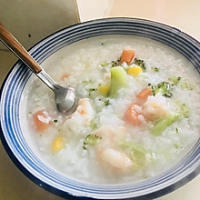 虾仁蔬菜玉米粥