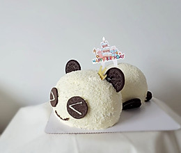 熊猫造型蛋糕的做法