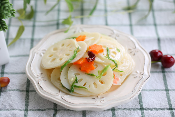 节后解腻爽口凉菜——酸甜炝拌莲藕