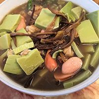 红绿灯豆腐汤的做法图解5