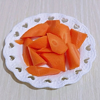 胡萝卜焖羊排+卡通米饭＋番茄金针菇冬瓜汤的做法图解4