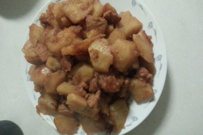土豆烧肉，懒人版