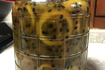 百香果柠檬蜂蜜茶