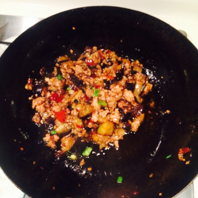 红烧肉沫茄子的做法图解13