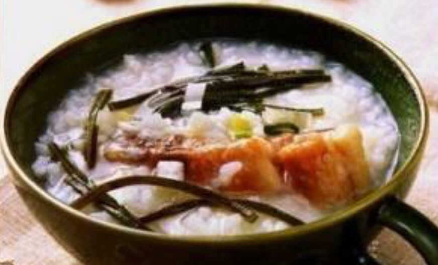 Children's calcium supplement, kelp ribs, shrimp and shrimp congee