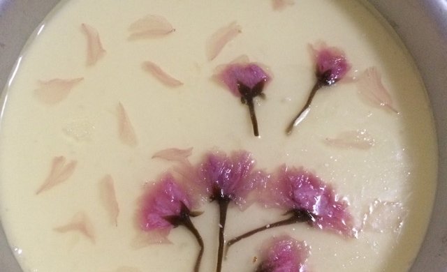 樱花芒果冻芝士