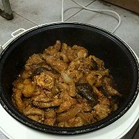电饭煲版特色油豆腐烧肉的做法图解5