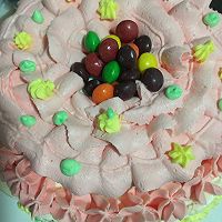 彩虹糖淡奶油蛋糕，最适合新手的做法图解21