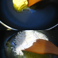 奶油蘑菇鸡茸汤的做法图解2