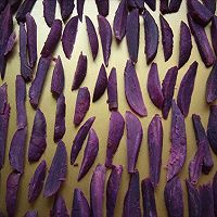 烤紫薯条的做法图解5