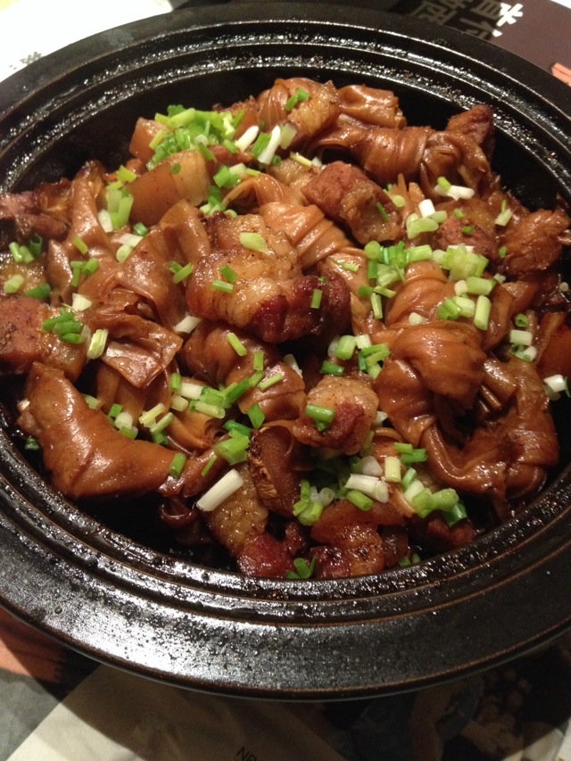 Braised pork in brown sauce