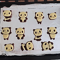 超萌熊猫饼干的做法图解9