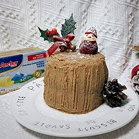 #安佳佳倍容易圣诞季#圣诞树根蛋糕的做法图解28