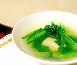 小白菜豆腐汤 冬日必备的做法