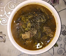 酸菜粉丝肉片汤的做法