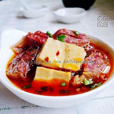 红烧羊肉豆腐