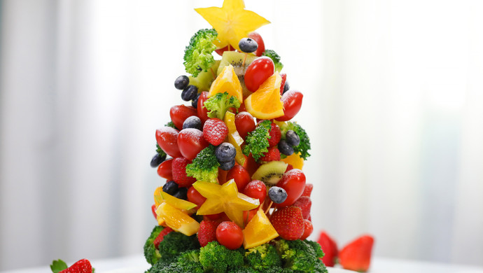 ⭐水果圣诞树⭐