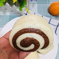 #吃出健康，解决假胖#奶香双色馒头的做法图解8