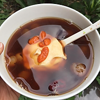 红枣肉圆杞子窝蛋姜汁红糖水的做法图解8
