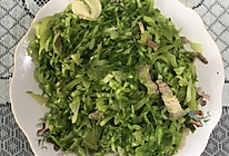 肉丝炒甘蓝（包菜）的做法
